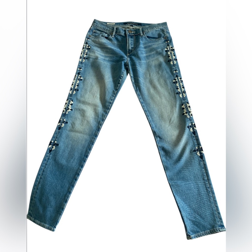 Driftwood size 29 Marilyn Embroidered Blue Women's Jeans